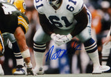 Nate Newton Autographed 8x10 Dallas Cowboys Against Packers Photo- JSA Auth