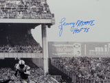 Lenny Moore HOF Autographed Colts 16x20 Against Diving Defender Photo-JSA W Auth