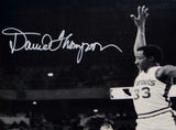 David Thompson Signed Denver Nuggets 16x20 B&W In The Air Photo- PSA/DNA Auth