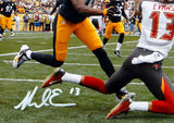 Mike Evans Autographed Tampa Bay 8x10 Catch Against Steelers Photo- JSA W Auth
