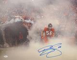Brian Cushing Autographed 16x20 Running In Smoke Photo- JSA W Auth