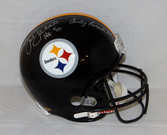 Ham Lambert Russell Autographed (*S) Pittsburgh Steelers F/S Helmet- JSA W Auth Image 1