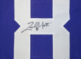 Zach Mettenberger Autographed Purple Jersey- JSA Authenticated