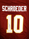 Jay Schroeder Signed / Autographed Maroon Pro Style Jersey- JSA W Authenticated