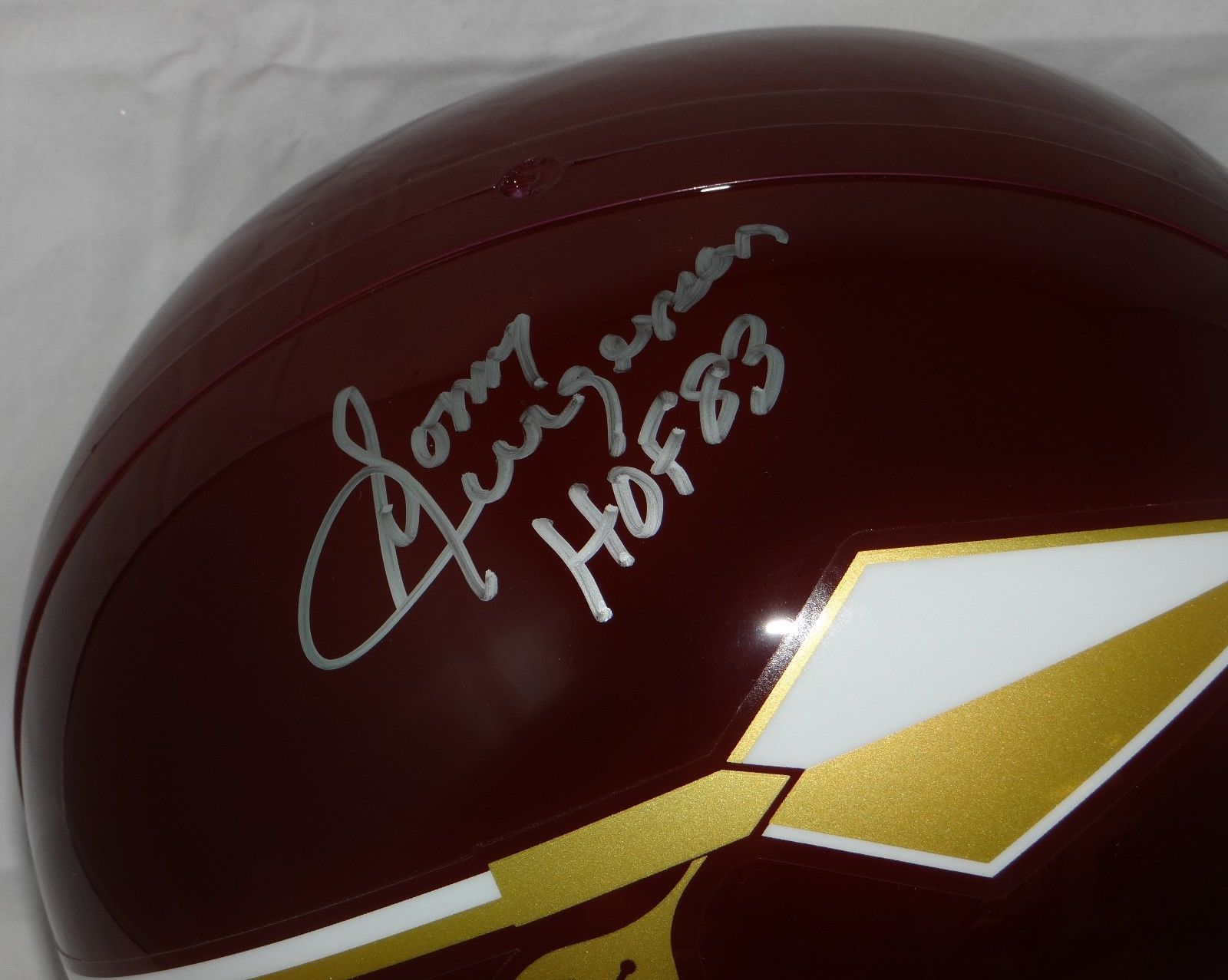 Redskins Sonny Jurgensen Autographed Signed Mini Helmet - PSA DNA