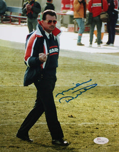Mike Ditka Autographed 8x10 Giving The Finger Photo- JSA W Authenticated