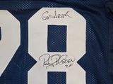 Rocky Bleier Autographed Blue w/ Gold Jersey- JSA W Authenticated
