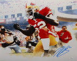 Patrick Willis Autographed 16x20 Kneeling In Smoke Photo- JSA W Authenticated