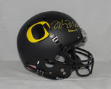 Marcus Mariota Heisman Autographed F/S Oregon Ducks Black Helmet- JSA W Auth