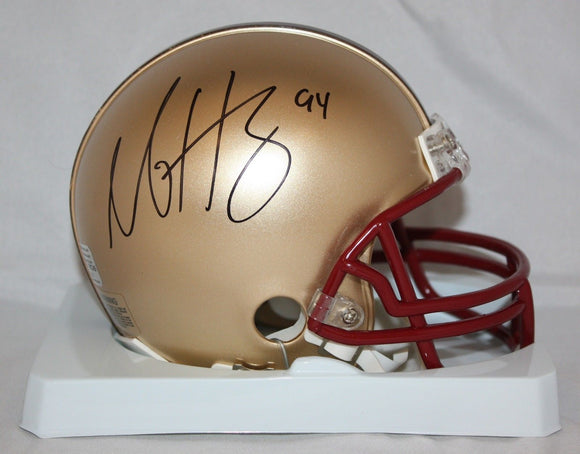 Mark Herzlich Autographed Boston College Eagles Mini Helmet- JSA Authenticated