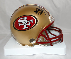 Mike Wilson Autographed San Francisco 49ers Mini Helmet- JSA W Authenticated