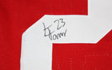 LaMichael James Signed / Autographed Red Pro Style Jersey- JSA Authenticated