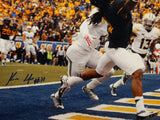 Kevin White Autographed 16x20 West Virginia One Hand Catch Photo with JSA-W