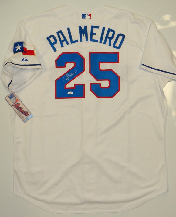 Rafael Palmeiro Texas Rangers Signed Authentic Jersey JSA Authenticated