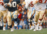 Reggie Brooks Autographed Notre Dame 8x10 Horizontal Running Photo- JSA W Auth