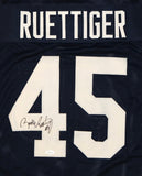 Rudy Ruettiger Autographed Navy Blue College Style Jersey- JSA W Auth Image 2