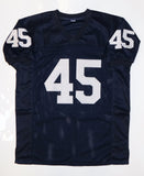 Rudy Ruettiger Autographed Navy Blue College Style Jersey- JSA W Auth Image 3