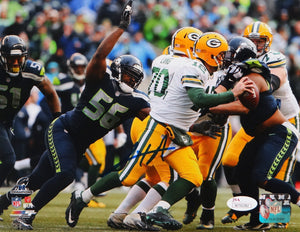 Cliff Avril Autographed 8x10 Seattle Seahawks Against Packers Photo- JSA W Auth