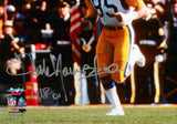 Jack Youngblood Autographed LA Rams 8x10 Running P.F. Photo W/ HOF- JSA W Auth
