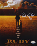 Rudy Ruettiger Autographed 8x10 Movie Poster *White Photo- JSA Authenticated