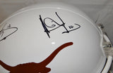 Colt McCoy Vince Young Autographed Texas Longhorns F/S Riddell Helmet- JSA W Aut