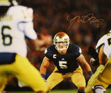 Manti Te'o Autographed 20x24 Horizontal Front View Canvas- JSA Authenticated