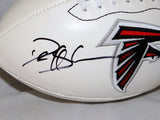 Deion Sanders Autographed Atlanta Falcons Logo Football- JSA Witness Auth