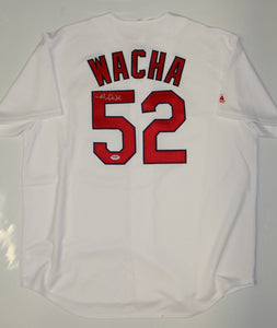 Michael Wacha Autographed White St Louis Cardinals Jersey- PSA/DNA Authenticated