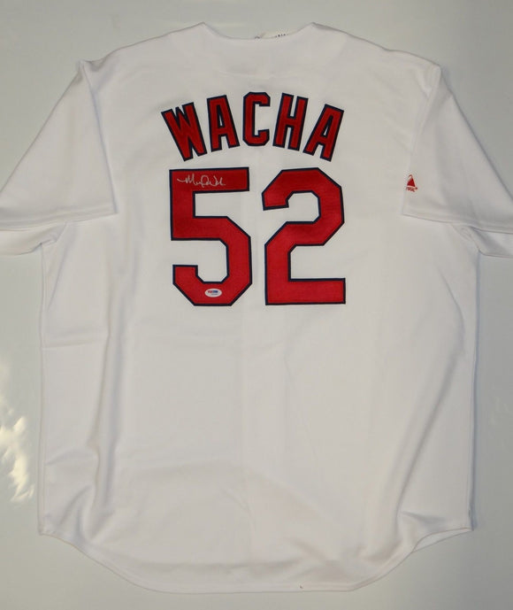 Michael Wacha Autographed White St Louis Cardinals Jersey- PSA/DNA Authenticated