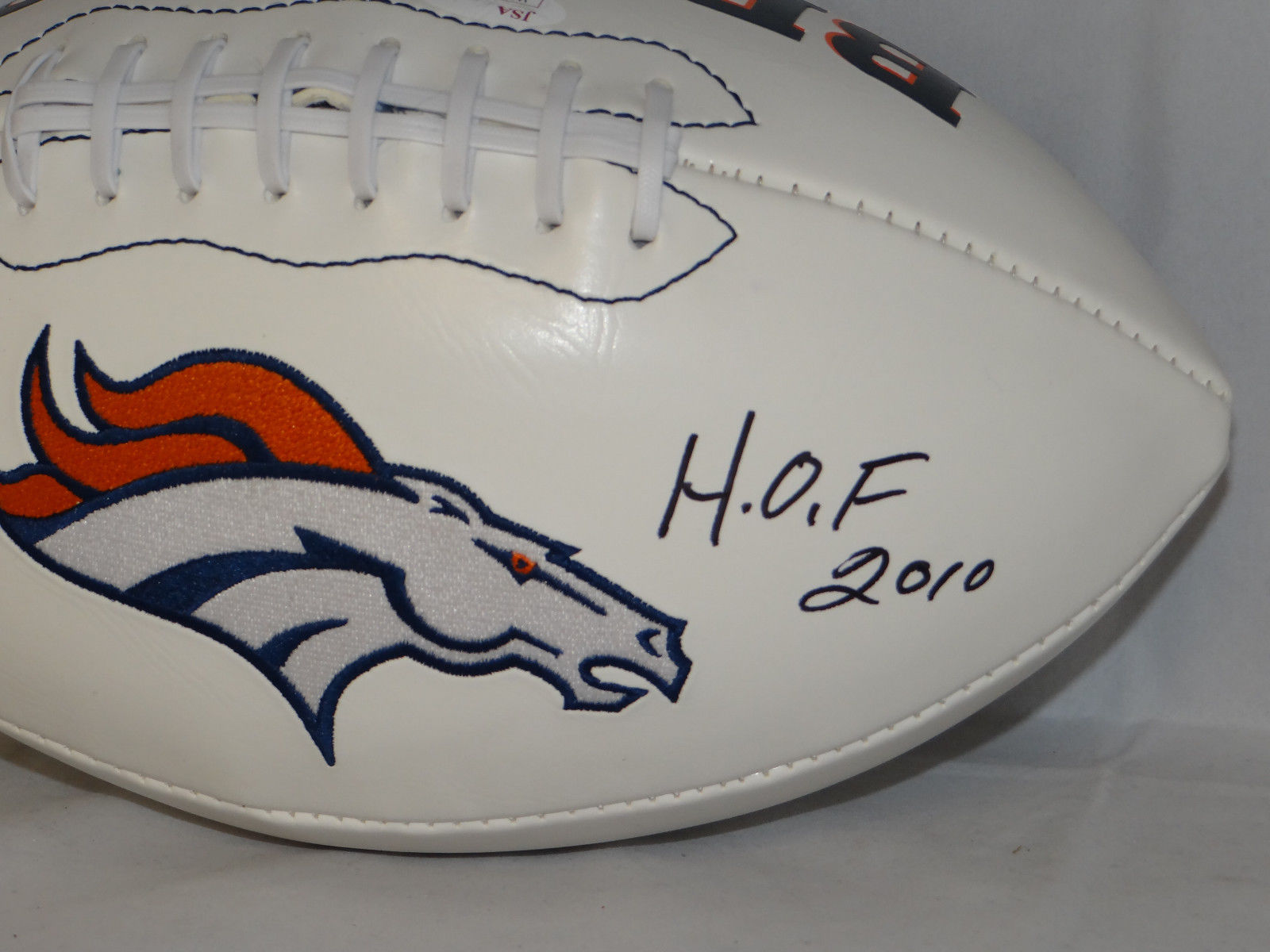 Floyd Little HOF Autographed Denver Broncos Logo Football- JSA W Authe –  The Jersey Source