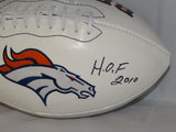 Floyd Little HOF Autographed Denver Broncos Logo Football- JSA W Authenticated