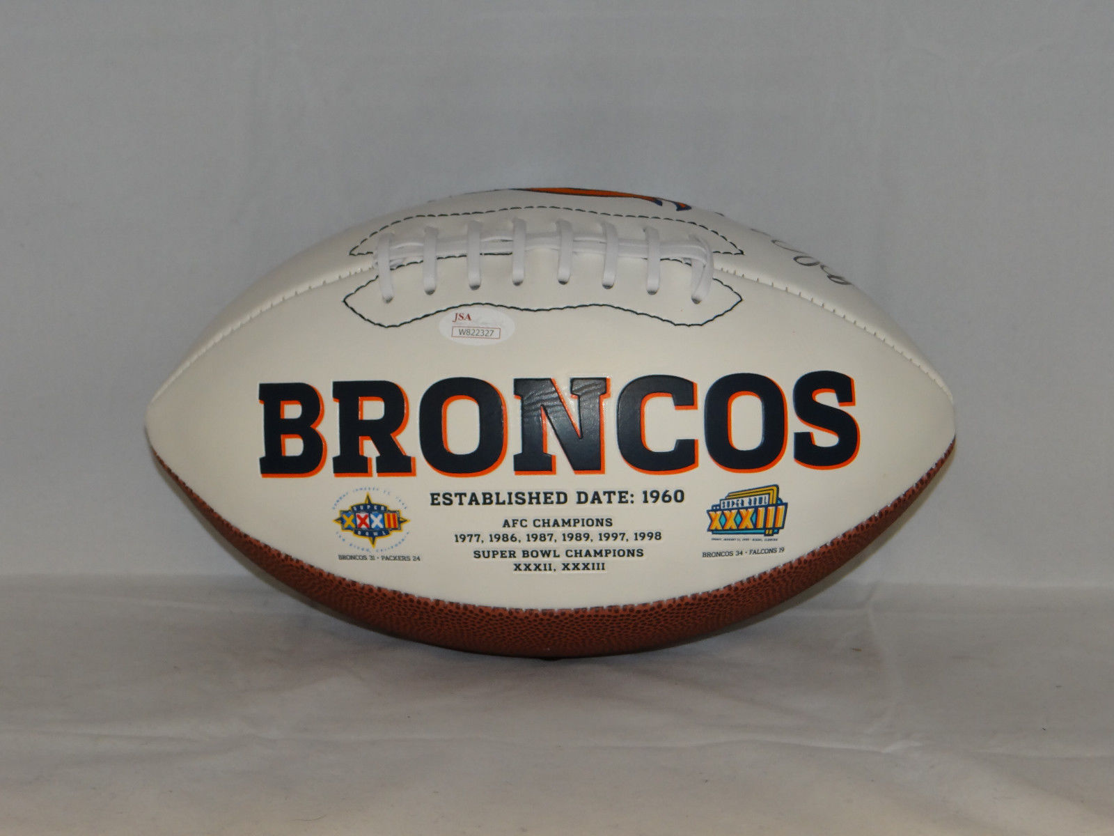 Floyd Little HOF Autographed Denver Broncos Logo Football- JSA W Authe –  The Jersey Source