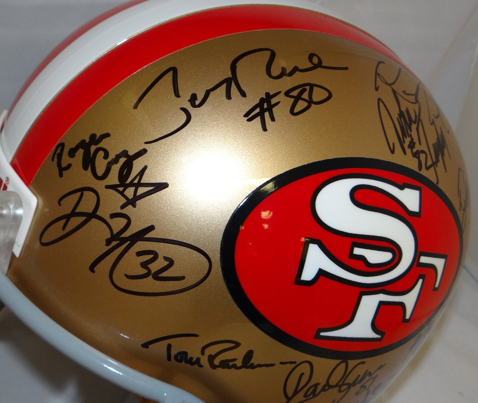 San Francisco 49ers Greats Autographed Full Size Helmet- JSA Authentic –  The Jersey Source