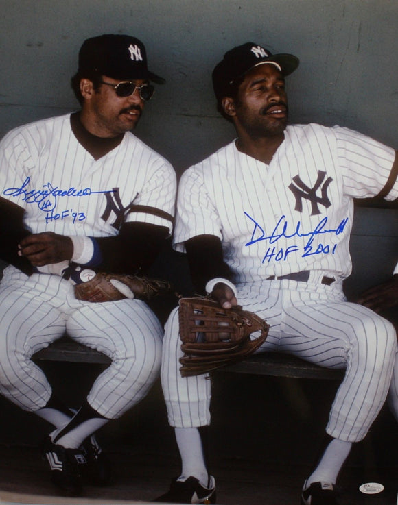 Reggie Jackson & Dave Winfield Autographed 16x20 Photo- JSA W Authenticated