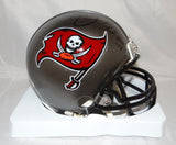 Derrick Brooks Autographed Tampa Bay Buccaneers Grey Mini Helmet- PSA/DNA Auth