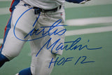 Curtis Martin Autographed 16x20 Vertical Running Photo PF - JSA Authenticated