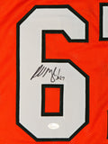 Russell Maryland Signed / Autographed Orange College Style Jersey- JSA W Auth