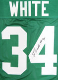 Lorenzo White Signed / Autographed Green College Style Jersey- JSA W Auth