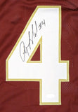 Anquan Boldin Signed / Autographed Maroon College Style Jersey- JSA W Auth