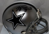 George Teague Autographed Dallas Cowboys Mini Helmet- JSA Witnessed Auth