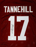 Ryan Tannehill Signed / Autographed Maroon College Style Jersey- JSA Auth