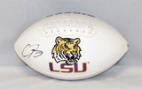 Odell Beckham Autographed LSU Tigers Logo Football- JSA Witnessed Auth