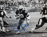 Rocky Bleier Autographed Steelers 16x20 B/W On Field Photo- JSA W Authenticated