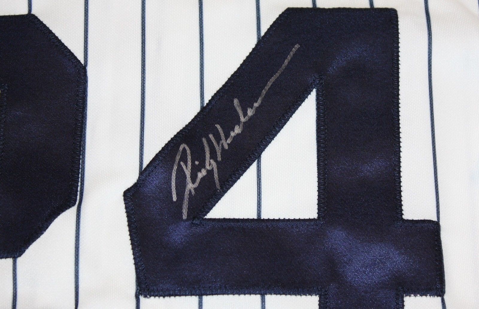 Rickey Henderson Autographed P/S New York Yankees Jersey- JSA W