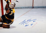 Gerry Cheevers HOF Autographed 16x20 Sliding Save Photo- JSA W Authenticated