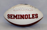 Kelvin Benjamin Autographed Seminoles Logo Football W/ BCS Champs- JSA W Auth