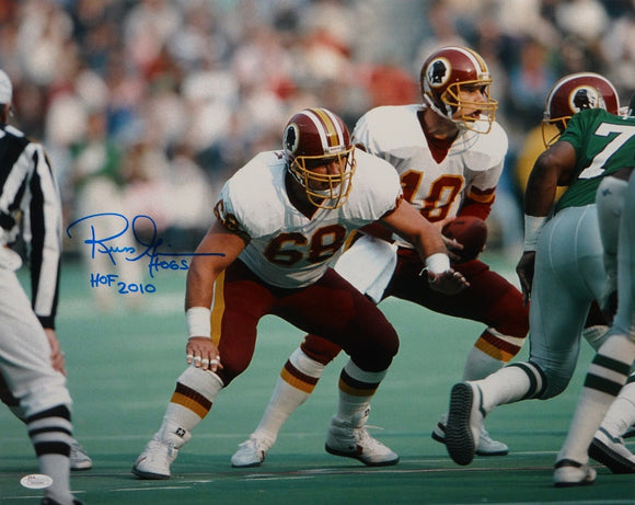Russ Grimm Autographed 16x20 Horizontal On Field Photo- JSA W Authenticated