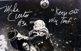 Mike Curtis Autographed 16x20 B&W Tackle Photo- JSA W Authenticated