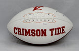 C. J. Mosley Autographed Alabama Crimson Tide Logo Football- JSA Witnessed Auth