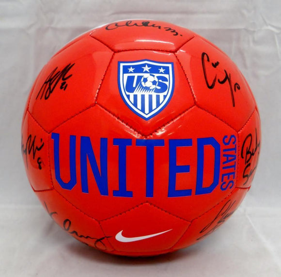 US Women's Autographed Full Size Team USA Nike Soccer Ball w/ 9 Signatures- JSA W Auth